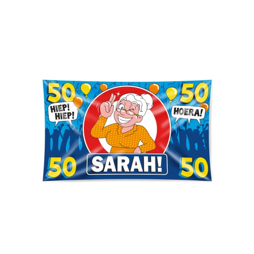 Gevelvlag XXL Sarah 50 Jaar