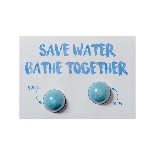 Bomb Bruisbal Save Water Together