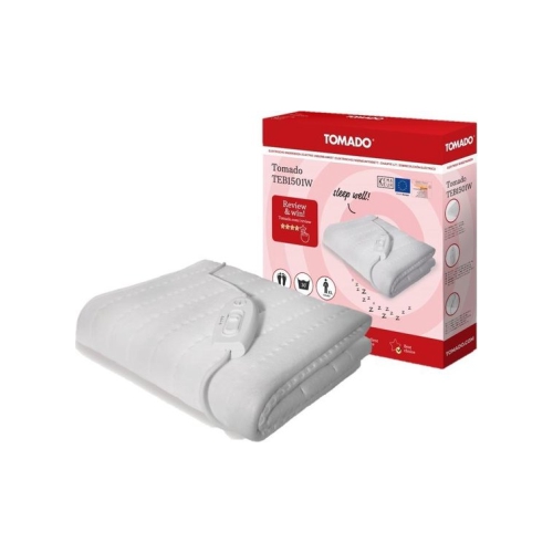 Tomado Elektrische Onderdeken TEB1501W 150x80 cm